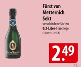 Fürst von Metternich Sekt Angebote bei famila Nordost Flensburg für 2,49 €