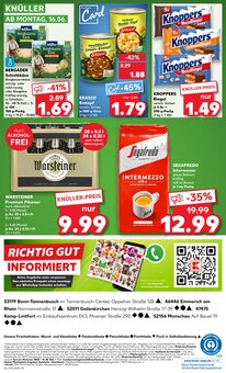 Warsteiner im aktuellen Kaufland Prospekt (Bonn) Warsteiner im Kaufland Prospekt "Aktuelle Angebote" mit 54 Seiten (Bonn)