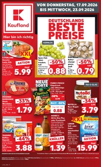 Nutella im Kaufland Prospekt "Hier bin ich richtig" mit 78 Seiten (Raguhn-Jeßnitz)