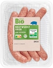 Große Bratwurst vom Schwein im Angebot bei REWE in Ettlingen Große Bratwurst vom Schwein Angebote von Einfach Bio bei REWE Ettlingen für 2,89 €