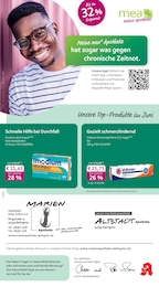 Apotheken Prospekt von mea - meine apotheke in Greding Aktueller mea - meine apotheke Apotheken Prospekt für Greding: Unsere Juni-Angebote mit 4} Seiten, 01.06.2026 - 30.06.2026