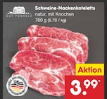 Aktuelles Schweine-Nackenkoteletts Angebot bei Netto Marken-Discount in Erfurt ab 3,99 €
