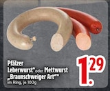 Aktuelles Pfälzer Leberwurst Angebot bei EDEKA in Augsburg ab 1,29 €