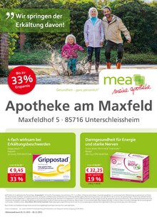 mea - meine apotheke Prospekt für Unterschleißheim mit 4 Seiten mea - meine apotheke Prospekt für Unterschleißheim: Unsere November-Angebote, 4 Seiten, 01.11.2021 - 30.11.2021