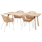 Tisch und 4 Stühle Esche/Rattan weiß Angebot in Alken Tisch und 4 Stühle Esche/Rattan weiß im aktuellen Prospekt bei IKEA in Alken
