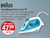 Dampfbügeleisen SI3053 von Braun im aktuellen V-Markt Prospekt für 47,99 €