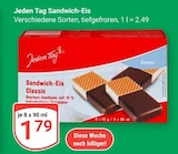 Sandwich-Eis Angebote von Jeden Tag bei GLOBUS Bad Homburg für 1,79 €
