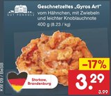 Geschnetzeltes Gyros Art von Gut Ponholz für 3,29 € bei Netto Marken-Discount im Angebot Geschnetzeltes Gyros Art von Gut Ponholz im aktuellen Netto Marken-Discount Prospekt