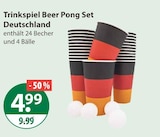 Trinkspiel Beer Pong Set Deutschland im aktuellen V-Markt Prospekt für 4,99 €
