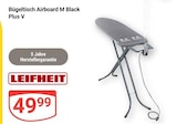 Aktuelles Bügeltisch Airboard M Black Plus V Angebot bei GLOBUS in Krefeld ab 49,99 €