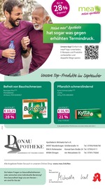 mea - meine apotheke Apotheken Prospekt der aktuellen Woche mit 4 Seiten, gültig von 01.09.2025 bis 30.09.2025, in Lauterach und Umgebung Aktueller mea - meine apotheke Apotheken Prospekt in Lauterach und Umgebung, "Unsere September-Angebote" mit 4 Seiten, 01.09.2025 - 30.09.2025