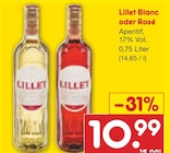 Blanc oder Rosé im Netto Marken-Discount Prospekt Blanc oder Rosé von Lillet im aktuellen Netto Marken-Discount Prospekt für 10,99 €