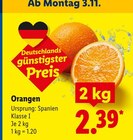 Orangen  im aktuellen Lidl Prospekt für 2,39 €