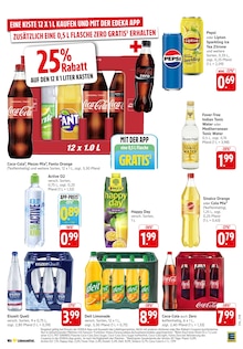 Cola im EDEKA Prospekt "Aktuelle Angebote" mit 35 Seiten (Ludwigsburg)