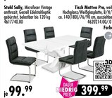 Stuhl Sally oder Tisch Matteo Pro für 99,99 € bei SB Möbel Boss im Angebot Stuhl Sally oder Tisch Matteo Pro im aktuellen SB Möbel Boss Prospekt