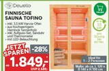 FINNISCHE SAUNA TOFINO Angebote von Dewello bei Marktkauf Leipzig für 1.849,00 €