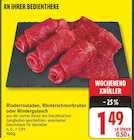 Rinderrouladen für 1,49 € bei EDEKA im Angebot Rinderrouladen im aktuellen EDEKA Prospekt