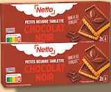 Petits beurre tablette au chocolat noir - NETTO dans le catalogue Netto