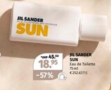 SUN von JIL SANDER für 18,95 € bei Müller im Angebot SUN von JIL SANDER im aktuellen Müller Prospekt