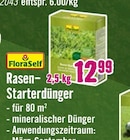 Rasen Starterdünger von  im aktuellen Hornbach Prospekt für 12,99 €