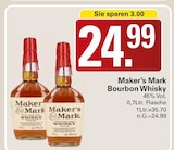 Bourbon Whisky Angebote von Maker's Mark bei WEZ Bad Oeynhausen für 24,99 €