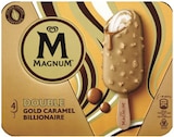Bâtonnets de crème glacée double gold caramel billionaire - Magnum dans le catalogue Monoprix