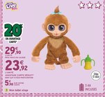 Mon bébé singe little live pets à Intermarché Hyper dans Lanthenans