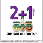 Intermarché Montivilliers - Promo 2+1 offert sur tout Benedicta Promo 2+1 offert sur tout Benedicta à dans le catalogue Intermarché à Montivilliers