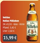 Helles Pülleken im Angebot bei GetränkeLand Mayer in Pirna Helles Pülleken Angebote von Veltins bei GetränkeLand Mayer Pirna für 15,99 €