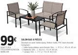 Salon bas 4 pièces en promo chez E.Leclerc Parthenay à 99,00 €