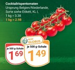 Aktuelle Tomaten Angebote bei GLOBUS in Braunschweig Aktuelles Cocktailrispentomaten Angebot bei GLOBUS in Braunschweig ab 1,49 €