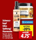 Gliss Spülung Angebote von Schwarzkopf bei Lidl Rüsselsheim für 4,75 €