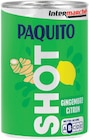 Shot Gingembre Citron - Paquito en promo chez Intermarché Super Shot Gingembre Citron - Paquito dans le catalogue Intermarché Super