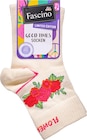 Socken mit kurzem Schaft & Blumen-Motiv weiß Gr. 39-42 von Fascino im aktuellen dm-drogerie markt Prospekt für 2,65 €