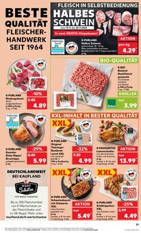 Schweinefilet im Kaufland Prospekt "Aktuelle Angebote" mit 64 Seiten (Krefeld)