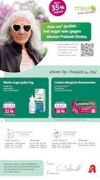 mea - meine apotheke Prospekt für Leipzig: "Unsere Mai-Angebote", 4 Seiten, 01.05.2026 - 31.05.2026
