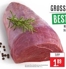 Aktuelles Zart gereiftes Rindfleisch aus Deutschland: Rinderbraten/falsches Filet Angebot bei Marktkauf in Heilbronn ab 1,89 €