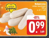 Aktuelle Weißwurst Angebote bei EDEKA in Erlangen Aktuelles Weißwürstchen Angebot bei EDEKA in Erlangen ab 0,99 €