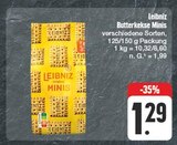 Butterkekse Minis im Angebot bei EDEKA in Schweinfurt Butterkekse Minis Angebote von Leibniz bei EDEKA Schweinfurt für 1,29 €