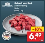 Aktuelle Rindfleisch Angebote bei Netto Marken-Discount in Hildesheim Aktuelles Gulasch vom Rind Angebot bei Netto Marken-Discount in Hildesheim ab 6,49 €
