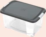 Boîte de rangement Smart Roller 44L - Mhome en promo chez Intermarché Hyper Boîte de rangement Smart Roller 44L - Mhome dans le catalogue Intermarché Hyper