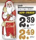 Weihnachtsmann Angebote von Lindt bei E center Baden-Baden für 2,39 €