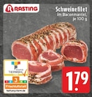Schweinefilet im Angebot bei E center in Brühl Schweinefilet Angebote von RASTING bei E center Brühl für 1,79 €