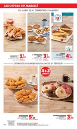 Prix et réduction Donut dans le prospectus Super U en cours Offre Donut dans le catalogue Super U du moment à la page 40