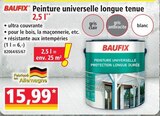Promo Peinture universelle longue tenue 2,5 l** à 15,99 € dans le catalogue Norma à Valentigney