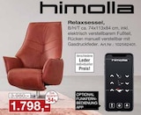 Aktuelle Relaxsessel Angebote bei Möbel Inhofer in Ulm Aktuelles Relaxsessel Angebot bei Möbel Inhofer in Ulm ab 1.798,00 €