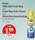 Aktuelle Schuhe Angebote bei V-Markt in Regensburg Aktuelles FUSS DEO Fresh Step Angebot bei V-Markt in Regensburg ab 1,89 €