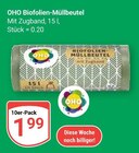 Biofolien-Müllbeutel Angebote von OHO bei GLOBUS Erfurt für 1,99 €