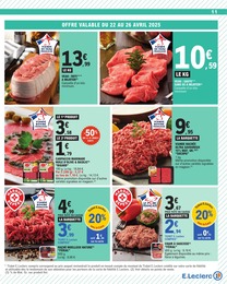 Prix et réduction Carpaccio dans le prospectus E.Leclerc en cours Offre Carpaccio dans le catalogue E.Leclerc du moment à la page 11