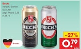 Becks Angebote bei Netto Marken-Discount Nordhorn für 0,79 €